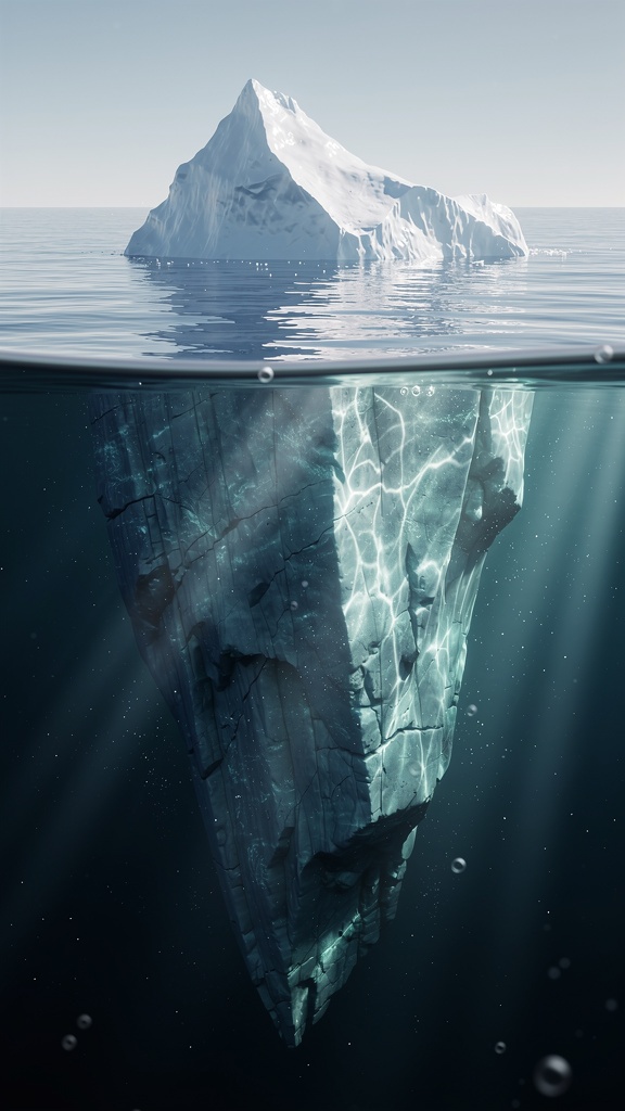 빙산 - 수수료 구조 인포그래픽